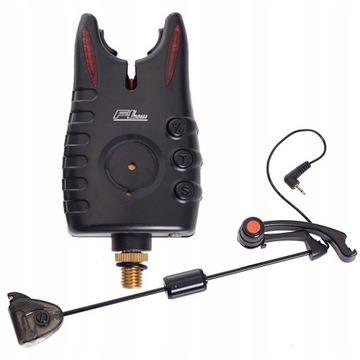 ZESTAW WĘDKARSKI SYGNALIZATOR BRAŃ GRUNT LINIA 8LED+ SWINGER DIODA LED