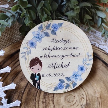 Магнит благодарственный подарок ПРИЧАСТЬЕ с принтом 10 шт.