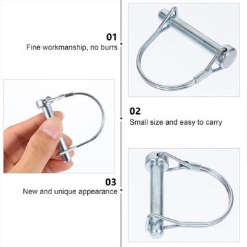 Стопорный штифт Удерживающий вал круглой проволоки