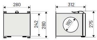 Коробка с фильтром против смога iZZi SF 160