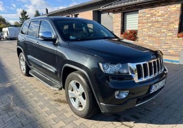 Jeep Grand Cherokee IV Terenowy Facelifting 3.6 V6 286KM 2012 Jeep Grand Cherokee 3.6 Benzyna Panorama Tempomat sensor Pod. kierownica