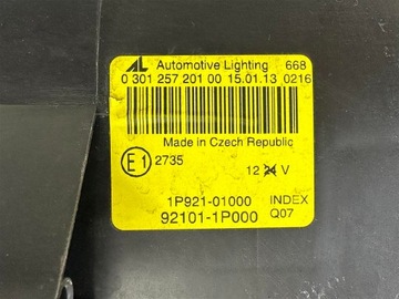 KIA VENGA 10-13R. LEVÝ SVĚTLO PŘEDNÍ OBYČEJNÁ ORIG.