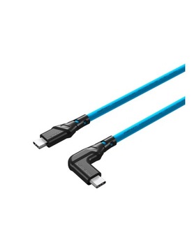 Модемный кабель Mathorn MTC-511, 5 м, 10 Гбит/с, 60 Вт, USB C-C90 ArcticBlue