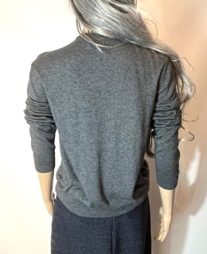 H&M sweter damski kardigan narzutka 36/38 z angorą i wełną
