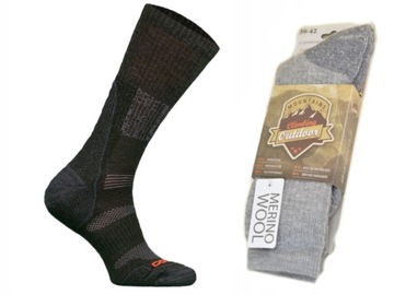 TREKKINGOWE Comodo TR12 Wełna MERINO grube 35-38kh