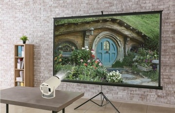 ПОРТАТИВНЫЙ СВЕТОДИОДНЫЙ ПРОЕКТОР 1280X720 40–130 ДЮЙМОВ ANDROID 11.0 USB HDMI WIFI