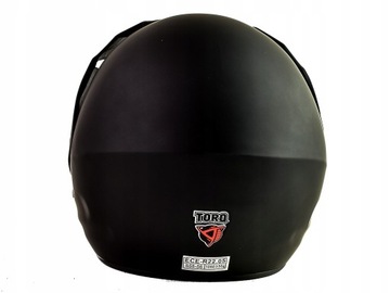 Kask Otwarty na Skuter Daszek Czarny Mat TORQ M