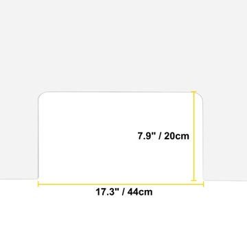 VEVOR Акриловый чехол Защитная стенка 60x76 см