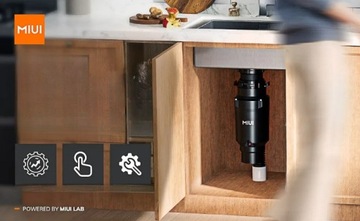 MŁYNEK DO ODPADÓW SPOŻYWCZYCH ROZDRABNIACZ POD ZLEW MAGNETYCZNY MIUI 1000ML