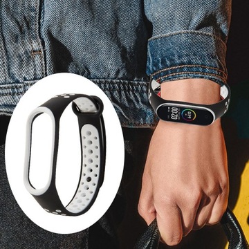 Kolorowy pasek do paska zegarka Mi Band Xiaomi 5 Bransoletka z paskiem na nadgarstek L