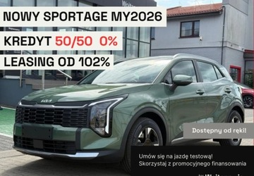 Kia Sportage V 2025 Kia Sportage MY2026 NOWY M pakiet SMART w kolorze EXPRIENCE GREEN 1.6