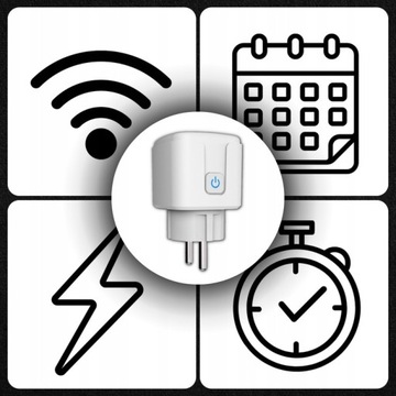ТАЙМЕР ИНТЕЛЛЕКТУАЛЬНАЯ АВТОМАТИЧЕСКАЯ РОЗЕТКА SMART CONNECT WIFI