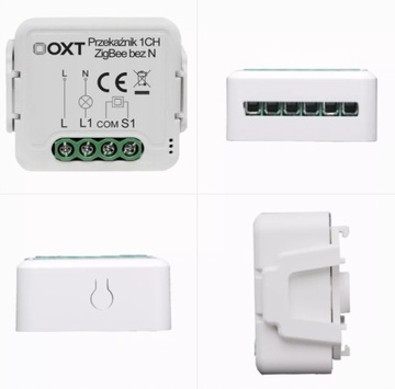 Mini Relay Oxt 1 Curry без n Zigbee 10a Tuya Smart Life Zigbee2mqttt