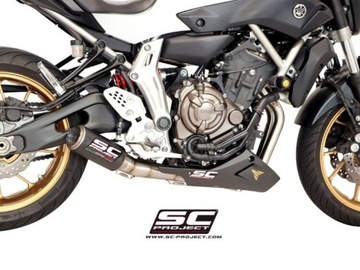 Карбоновая выхлопная система SC-Project CR-T Yamaha MT-07 (2013 – 2016)