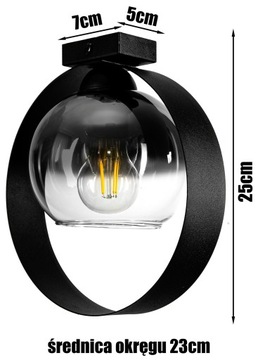 ПОТОЛОЧНЫЙ СВЕТИЛЬНИК, СВЕТОДИОДНАЯ ЛЮСТРА LOFT EDISON