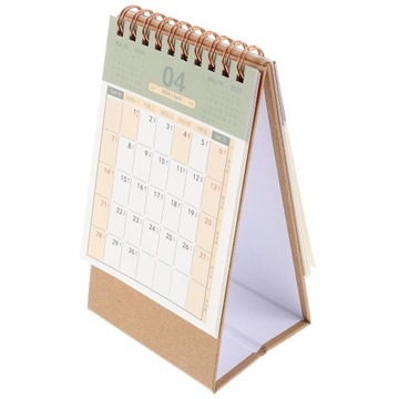 Desk Calendar Desk Calendar Ornament Stand Up Flip Calendar Decor Desktop