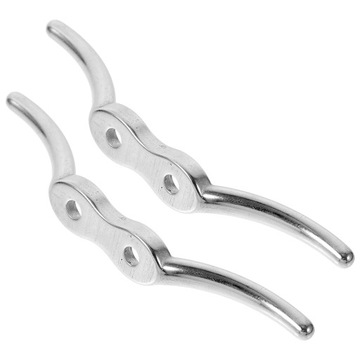 2 шт. ПРОЧНАЯ НЕРЖАВЕЮЩАЯ СТАЛЬ ЛОДКА ВЕРЕВНАЯ ПАЛУБА ДОК-УБОРКА МОРСКАЯ ЯХТНАЯ ЛИНИЯ FL