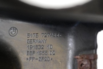 BMW 4 F33 420D 2015 RHD PŘEDNÍ PRAVÉ KRYTY ZAVĚŠENÍ 7274860 7274866
