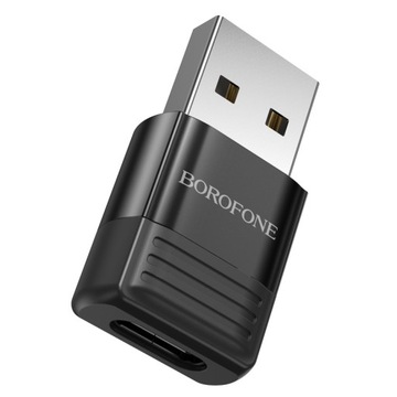 Переходник Borofone BV18 ​​— USB на Type C — черный