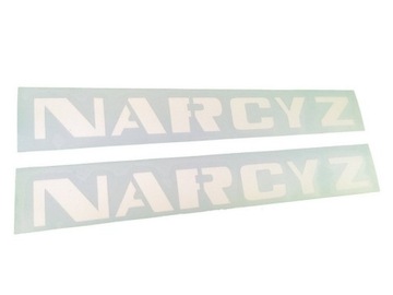 Naklejki Romet Narcyz napis na rower
