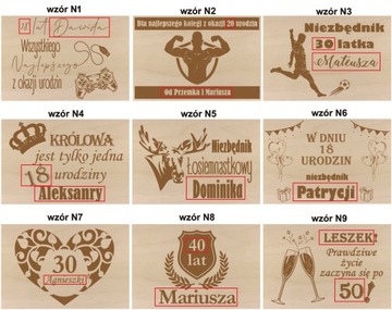 ВЕСЕЛЫЙ ПОДАРОК ​​18 ДЕНЬ РОЖДЕНИЯ ВАЖНО 30 40 50