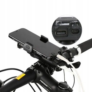 Держатель для велосипедного телефона, лампа велосипедного звонка, Power Bank на руль.