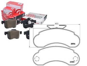 KLOCKI HAMULCOWE MERCEDES MB100 91-96 BREMBO