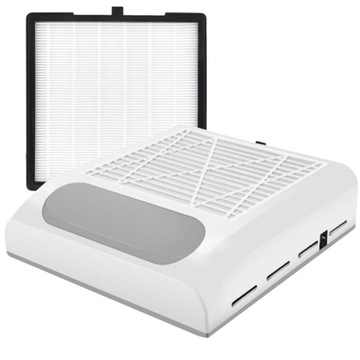 Pochłaniacz Pyłu Do Paznokci Bezworkowy 80W Biały