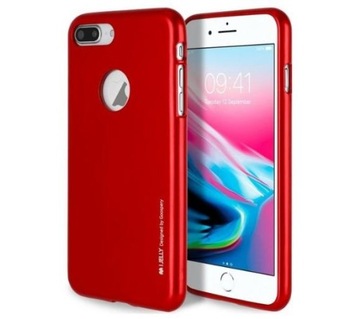 case etui obudowa iphone X/10 metaliczny czerwony