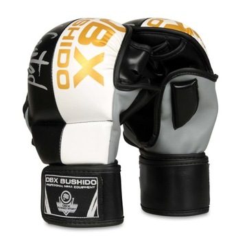 Rękawice sparingowe MMA Bushido chwytne r.L/XL