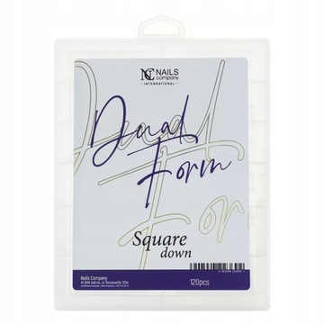 Dual Form Square do szkieletu Nails Company 120szt.