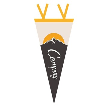 Outdoor Pennant Triangle Backpacking
