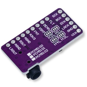 PCM5102A стерео ЦАП-декодер для цифро-аналогового преобразователя YoRadio + перемычки