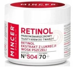 MINCER Retinol Krem do twarzy tłusty 70+ 50ml