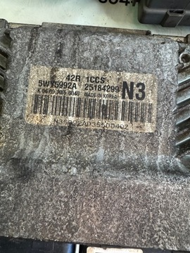 CHEVROLET AVEO 1.2 JEDNOTKA ŘÍZENÍ 25184299