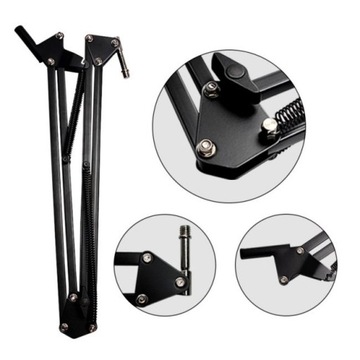 СТУДИЙНЫЙ КОНДЕНСАТОРНЫЙ МИКРОФОН DNA USB ИГРОВОЙ КОМПЛЕКТ ПОДСТАВКА POP-ФИЛЬТРА