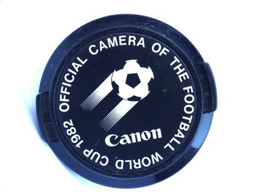 Dekielek ZAŚLEPKA CANON CAP 1982 - UNIKATOWA EDYCJA WORLD CUP 52MM