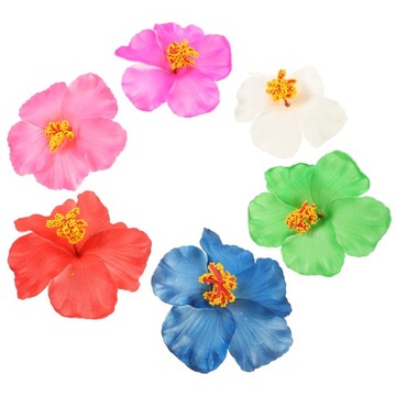 HAWAJSKIE KWIATY NA SPINKI DO WŁOSÓW HIBISKUS
