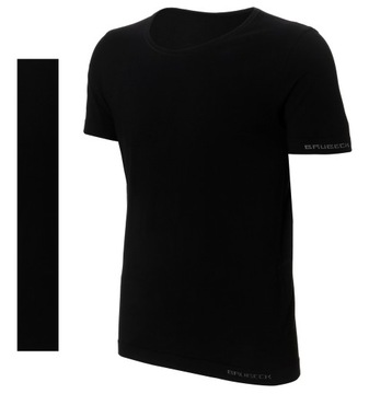Brubeck męski t-shirt z bawełny krótki rękaw - L