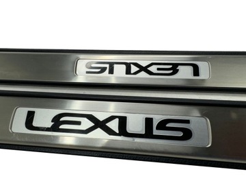 LEXUS RC RCF LISTWA PROGOWA DRZWI PROGOWA NAKŁADKA CHROM