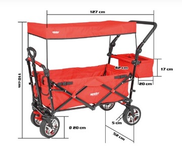 ДЕТСКАЯ ТРАНСПОРТНАЯ КОЛЯСКА ДЛЯ ОТДЫХА, СКЛАДНОЙ ВЕРХ, РЕМНИ, HECHT 50006