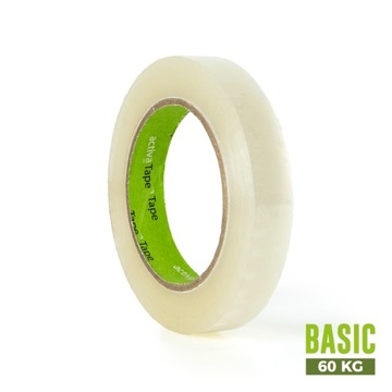 TAŚMA KLEJĄCA BASIC TRANSPARENT 18MMX132M