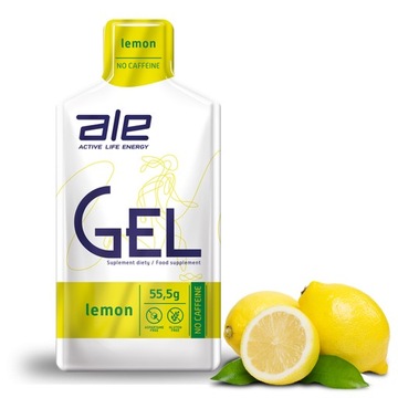 ALE GEL 55,5g ŻEL ENERGETYCZNY WĘGLOWODANY BIEGACZ WYTRZYMAŁOŚĆ ENERGY