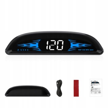 WYŚWIETLACZ HEAD UP PROJEKTOR LED LCD HUD OBD