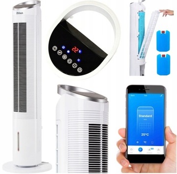 WENTYLATOR KLIMATOR KLIMATYZER 60W JONIZACJA 5W1 SMARTFON TUYA WI-FI