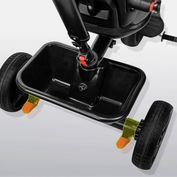 ТРЕХКОЛЕСНЫЙ ВЕЛОСИПЕД 2в1, ПОВОРОТНЫЙ, РЕГУЛИРУЕМЫЙ, С КОЗЫРЕКОМ LIONELO HAARI