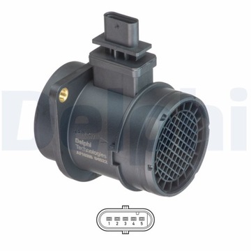 DELPHI AF10395-12B1 VÁHA VZDUCHU HMOTA VZDUCHU