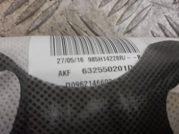 RENAULT TALISMAN 2015-2022 ULOŽENÍ SEDADLA SEDADLO AIRBAG LEVÝ
