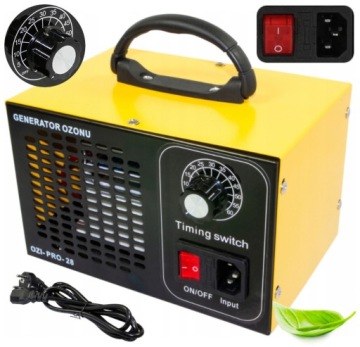 Generátor Ozonu Ozonátor Čistička Vzduchu 28 000 Mg/h Výkonný 120 W