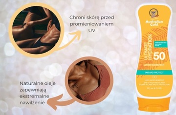 Солнцезащитный крем с солнцезащитным кремом Australian Gold Lotion SPF50
